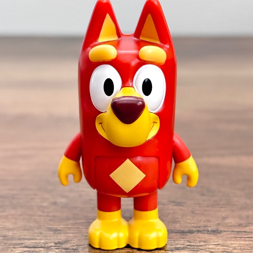 Bluey Bingo School Friend RUSTY Red Kelpie Dog Replacement Toy Figure